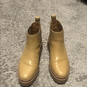 Madewell Tan Ankle Boots